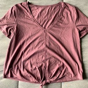 Lululemon front knot tshirt